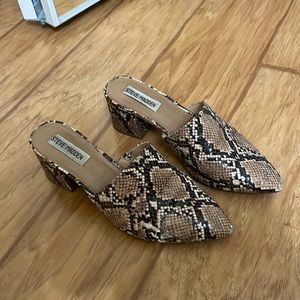 Steve Madden snake heels